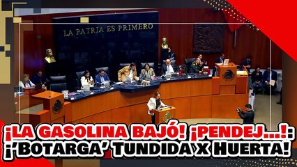¡LA GASOLINA YA BAJÓ! ¡PENDEJ…! ¡’BOTARGA’ PRIISTA es MASACRADA BRUTALMENTE por MANUEL HUERTA!