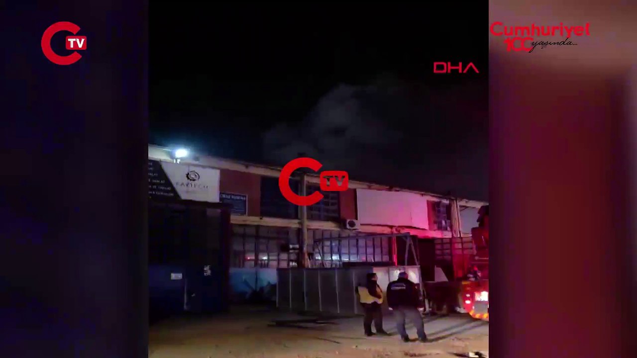 Gebze'de iş yerinde korkutan yangın: Soruşturma başlatıldı!