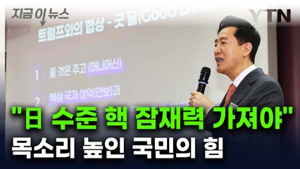 "美에 줄 건 주고..." 핵 잠재력 강조한 與 [지금이뉴스] / YTN