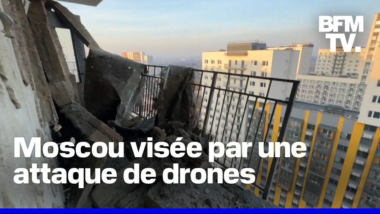 Moscou visée par une attaque "massive" de drones, la plus importante depuis le début de l'offensive en Ukraine