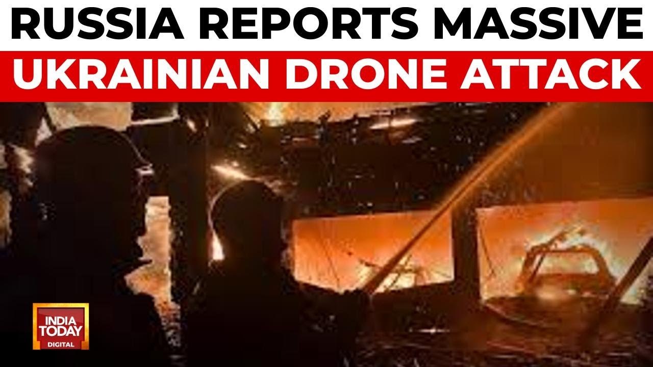Russia claims largest Ukrainian drone strike, 337 drones downed