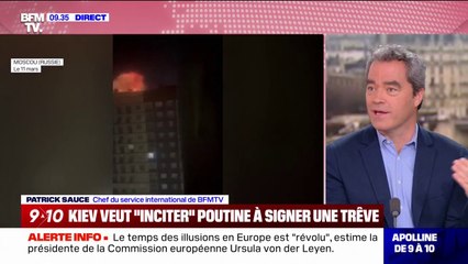 L'Ukraine affirme que l'attaque de drones qui a visé Moscou et sa région doit "inciter" Vladimir Poutine à accepter une trêve aérienne