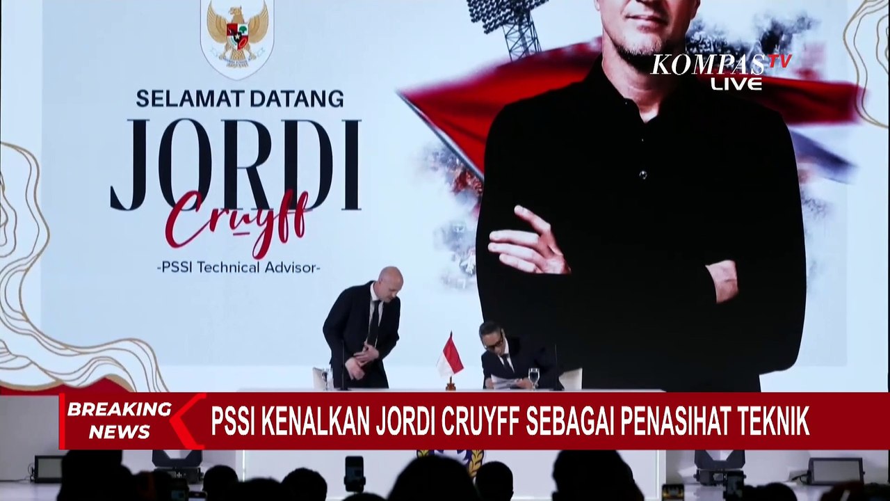 Dikenalkan PSSI Jadi Penasihat Teknis Timnas, Ini First Impression Jordi Cruyff ke Indonesia