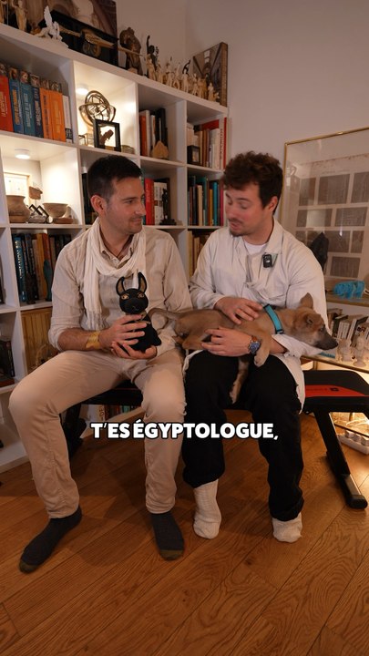 Anubis, le premier loup-garou de l’Histoire ? 🐺  En collaboration avec @fregyptologist , on vous propose une série de 4 vidéos en lien avec l’égyptologie, deuxième vidéo de la série 📜 Abonne-toi. #egypte #loup #anubis