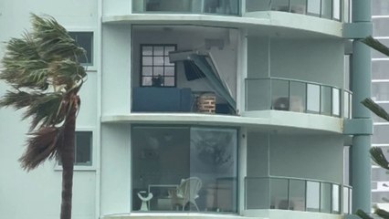 A glimpse of Cyclone Alfred's devastation in Broadbeach, Gold Coast