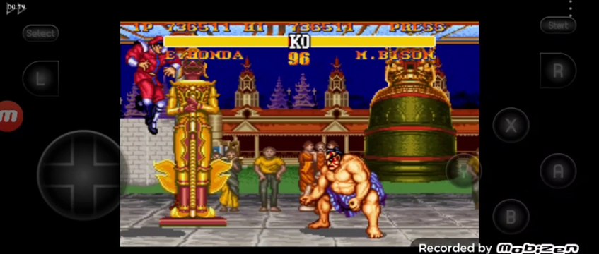 Street Fighter II Turbo: Hyper Fighting E. Honda vs Mr Bison E Honda é derrotado por Mr Bison