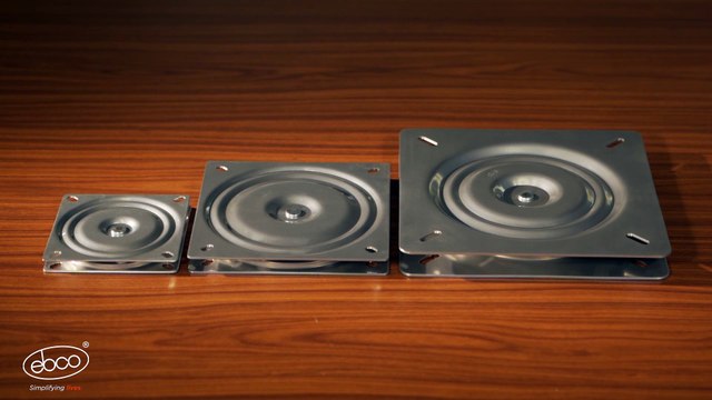 Turn Table Mechanism | Ideal for Turning Tables or Swivel Units | Precision Ball Bearing for smooth rotation & long life | 360° Free Rotation.