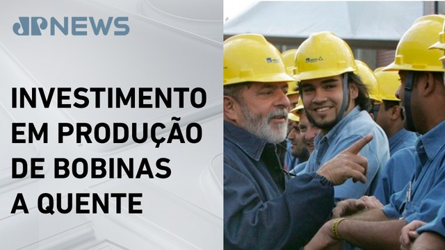 Lula lança expansão da produção de aço em Minas Gerais