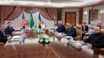 ABD ve Ukrayna heyeti, Suudi Arabistan’ın Cidde kentinde bir araya geldi