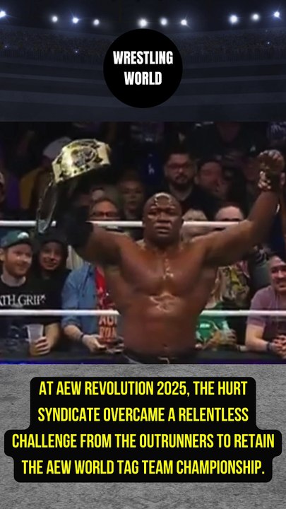 The Hurt Syndicate retained the AEW World Tag Team Titles at AEW Revolution 2025.
