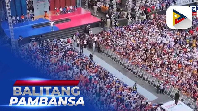 PBBM, pinangunahan ang ika-siyam na campaign rally ng Alyansa para sa Bagong Pilipinas sa Tacloban City, Leyte