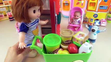 Dolly Bought a New Refrigerator and is Preparing to Make Ice Cream [Baby Dolly]