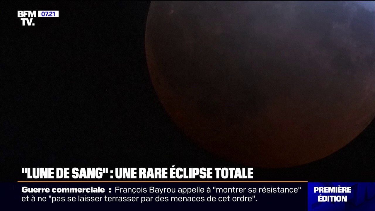 "La lune de sang": une rare éclipse totale a lieu ce vendredi 14 mars