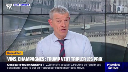 ÉDITO - Taxes sur les alcools européens: "Tout est possible avec Donald Trump"