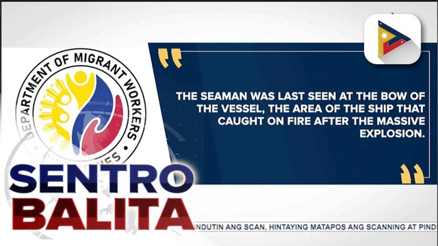 Filipino seafarer, kabilang sa mga pinaghahanap sa North Sea collision sa U.K. ayon sa DMW