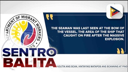 Filipino seafarer, kabilang sa mga pinaghahanap sa North Sea collision sa U.K. ayon sa DMW