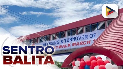 Kauna-unahan at makabagong state-of-the-art na Skywalk o Pedestrian overpass sa Mandaue City sa Cebu, binuksan na