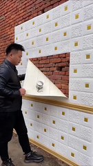 🏠✨ 3D Foam Sheet Wallpaper | Easy DIY Home Makeover | Waterproof & Stylish