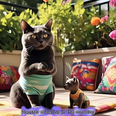 Cat Teaching Yoga to Pets – Adorable & Funny! 🐱🧘‍♂️
