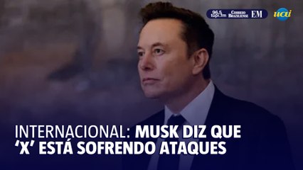Musk afirma que X é alvo de um 'enorme ataque cibernético'