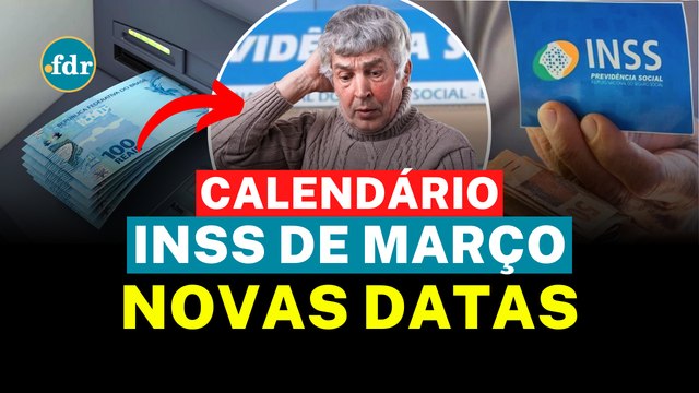 NOVAS DATAS DE PAGAMENTO DO INSS PARA MARÇO: VEJA QUANDO VOCÊ VAI RECEBER O BENEFÍCIO!