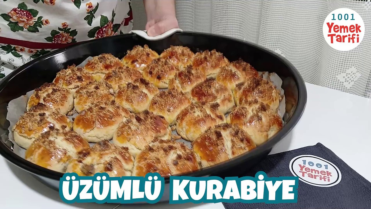 ✅ÜZÜMLÜ KURABİYE🍪 TARİFİ😍👌