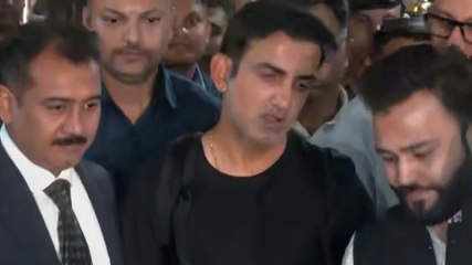 Gautam Gambhir का Delhi Airport पर हुआ स्वागत