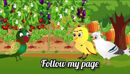 Gajar Ke Kher | Chidiya Wala Cartoon | Tuni Achi Cartoon | Hindi Kahani |