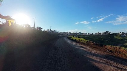 Piloto sai ileso de capotamento a 140 km/h em corrida em SC: “Tive um livramento gigante”