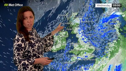 Met Office Evening Weather Forecast 11/03/2025 - Chilly northerly wind