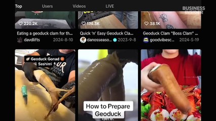 Why are geoducks so expensive?