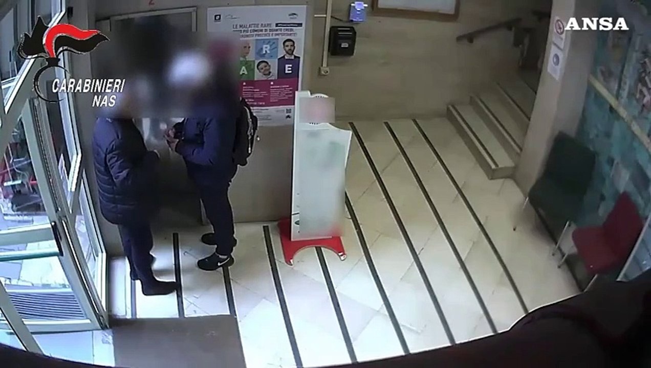 Truffa al Ssn,?le immagini riprese dalle telecamere degli inquirenti
