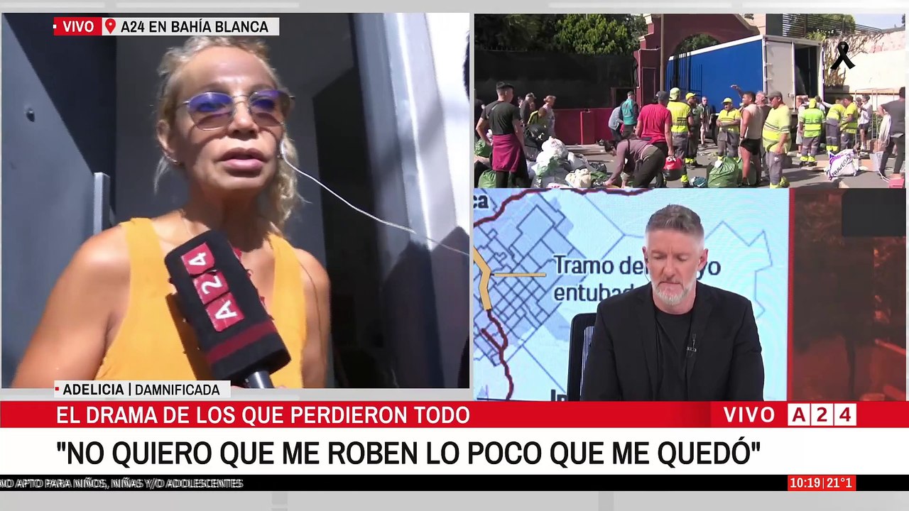 📢 BAHÍA BLANCA: "NO QUIERO QUE ME ROBEN LO POCO QUE ME QUEDÓ"