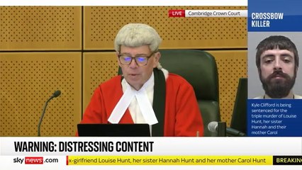 Triple killer Kyle Clifford given a whole life term