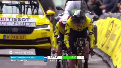 Visma arrasa en la crono y Matteo Jorgenson se pone líder de la París - Niza