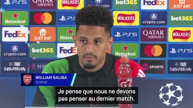 FOOTBALL : Ligue des champions : Arsenal - Saliba croit aux chances des Gunners de remporter le trophée