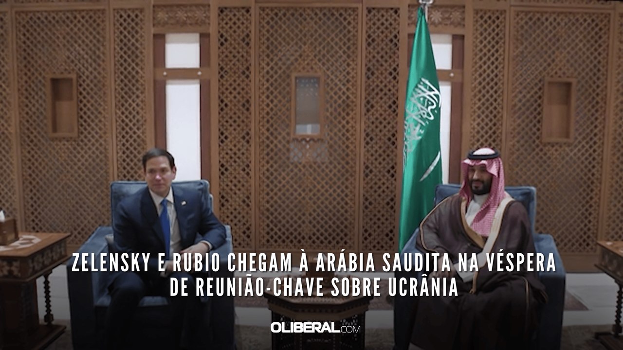 Zelensky e Rubio chegam à Arábia Saudita na véspera de reunião-chave sobre Ucrânia