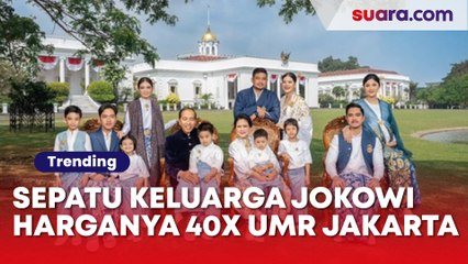 Sepatu Keluarga Jokowi Sebelum Tinggalkan Istana Jadi Sorotan, Harganya 40 Kali UMR Jakarta