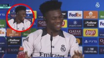 Real Madrid: Tchouaméni se ''marea'' con pregunta en conferencia de prensa