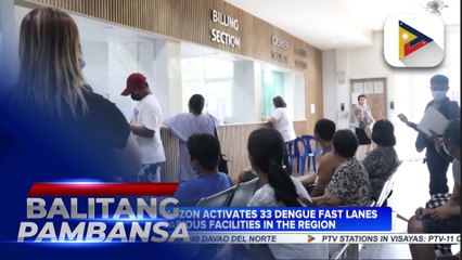 DOH-Calabarzon activates 33 dengue fast lanes in various facilities in the region