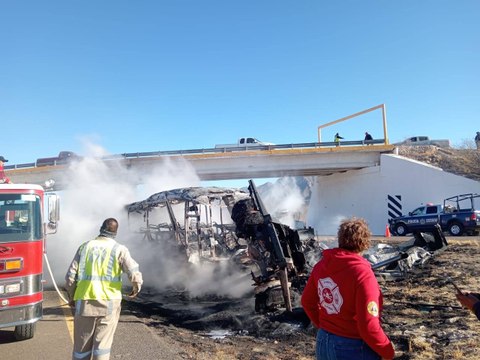 VIDEO │ Muere una víctima más de accidente de autobús en Cuencamé; era el segundo chofer