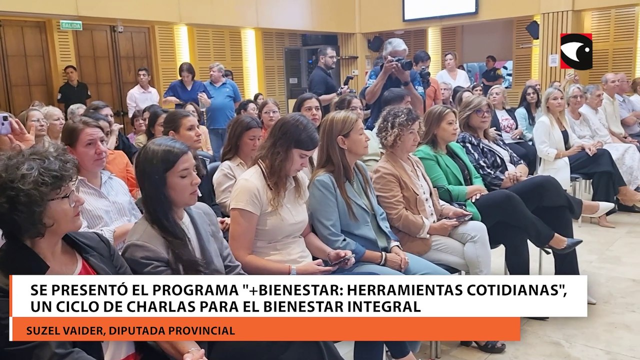 Se presentó el programa "+Bienestar: Herramientas Cotidianas", un ciclo de charlas para el bienestar integral