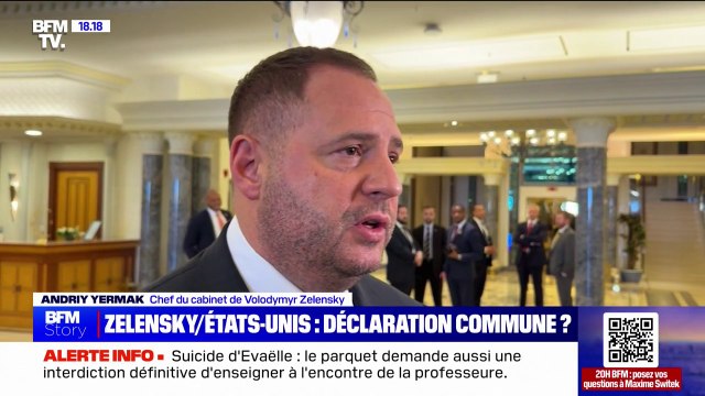 Négociations à Djeddah: Nous voulons avoir une conversation très constructive, profonde et amicale avec nos partenaires américains , déclare Andry Yermak, chef de cabinet de Volodymyr Zelensky
