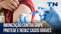 Imunização contra gripe protege e reduz casos graves