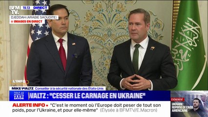 Mike Waltz, conseiller à la sécurité nationale des États-Unis: "Un carnage se produit sur la ligne de front" en Ukraine