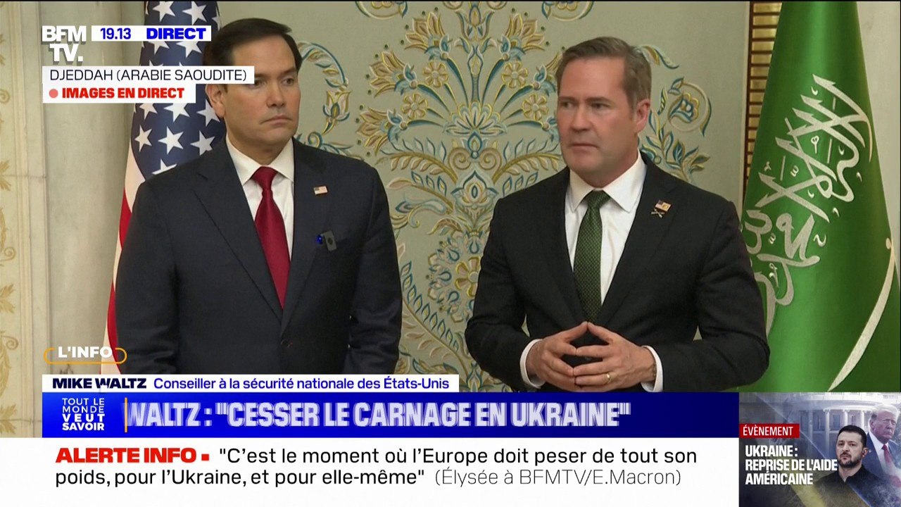 Mike Waltz, conseiller à la sécurité nationale des États-Unis: "Un carnage se produit sur la ligne de front" en Ukraine