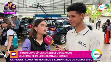 Promoción Eterni: Graduandos del Enrico Fermi lo festejan a lo grande