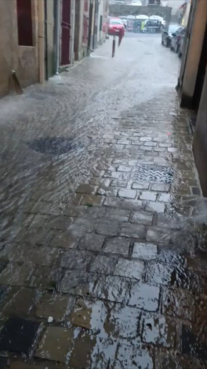 la pluie à Anduze. 11/03/25