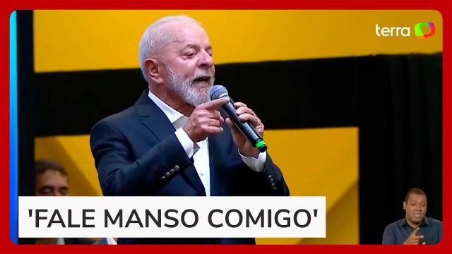 'Não adianta Trump ficar gritando de lá, porque aprendi a não ter medo de cara feia', diz Lula