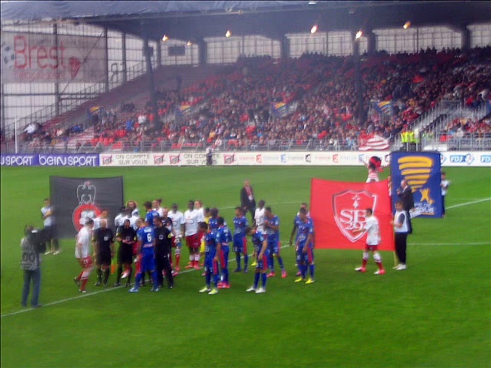 Coupe de la Ligue Saison 2012-2013 16eme de Finale Stade Brestois OGC Nice